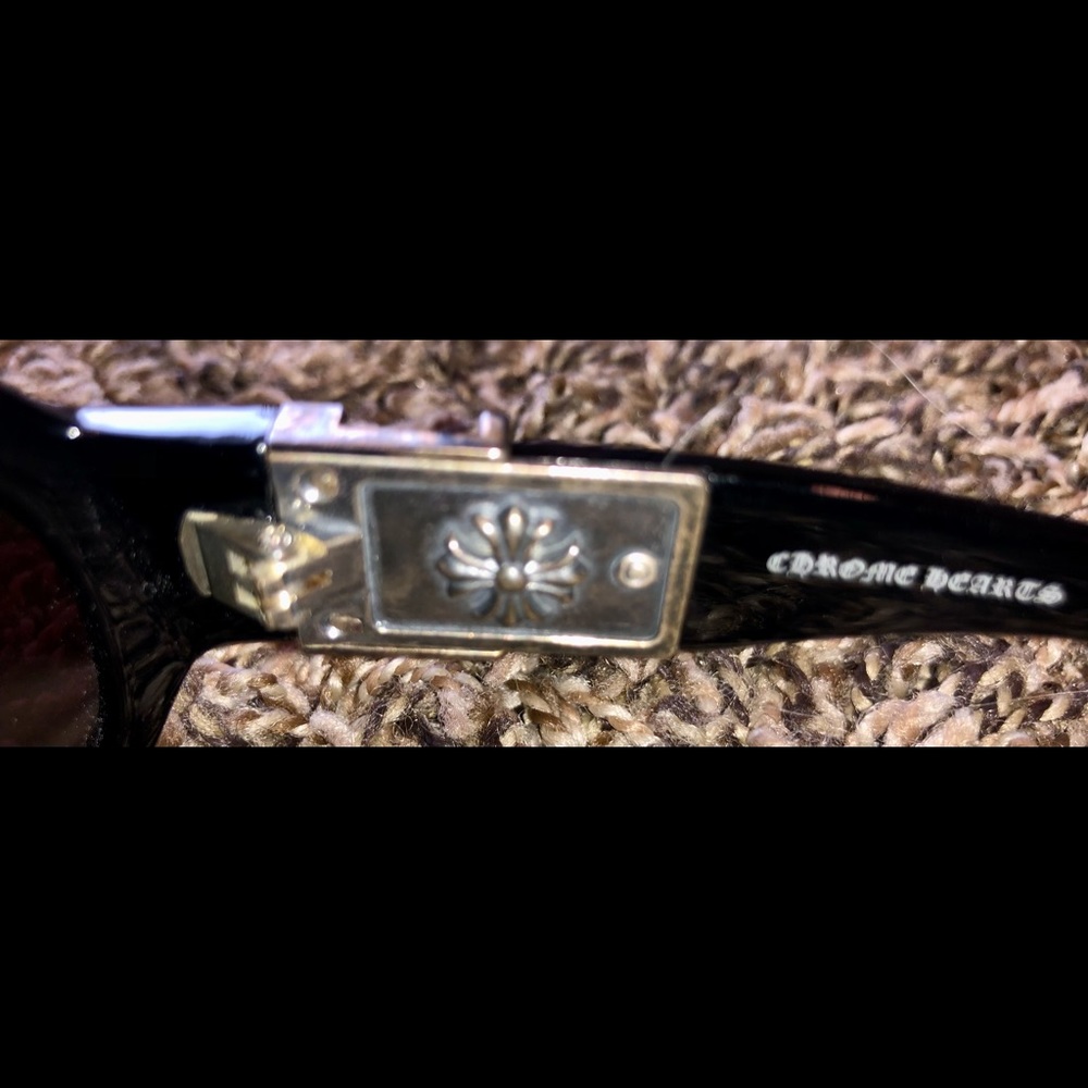 Chrome Hearts Vintage Dagger Black Sunglasses